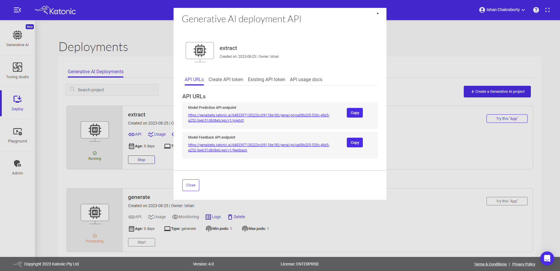 api modela